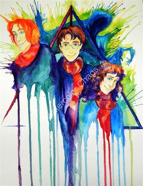 Harry Potter Watercolor Painting At Getdrawings Free Download