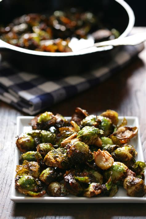 Trim the base away from the brussels sprouts and discard. Roasted Brussels Sprouts With Garlic Recipe - NYT Cooking