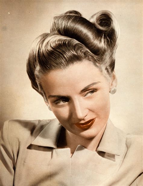 Beautiful American Womens Hair Fashions From The 1940s ~ Vintage Everyday