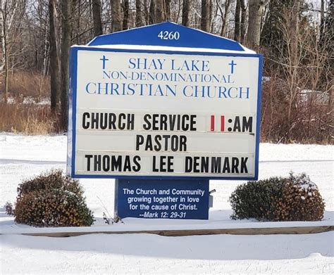 Shay Lake Non Denominational Christian Church Silverwood Mi