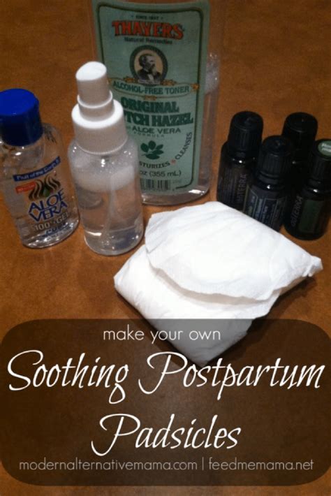 Making Postpartum ‘padsicles Plus Bonus Perineum Healing Spray
