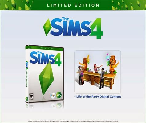 Buy The Sims 4 Limited Edition Cd Key For Origin At Cheap Price £2699