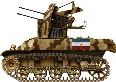 Light Tank M3a3 With 2 Cm Flakvierling 38 Tank Encyclopedia