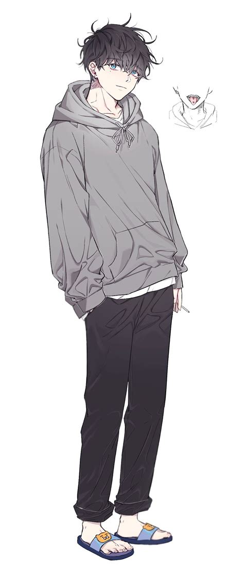 펹지 On Twitter Anime Poses Reference Cute Boy Drawing Male Pose