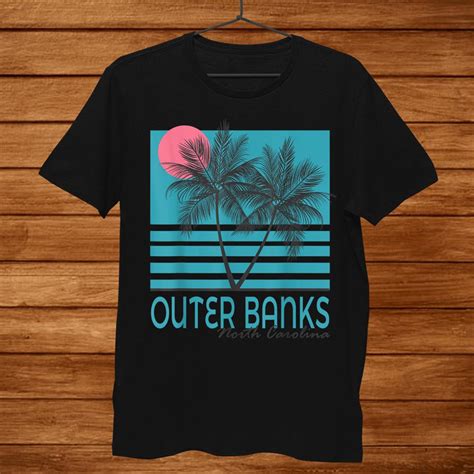 Outer Banks North Carolina Shirt Vintage Obx Men Teeuni