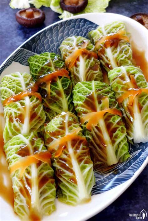 Place 1 cabbage in a microwave proof. steamed cabbage rolls-1 | Red House Spice