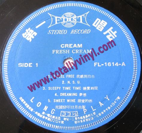 Totally Vinyl Records Cream Fresh Cream Lp Vinyl