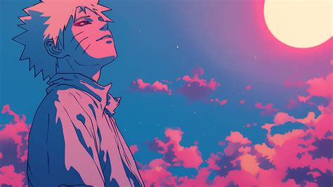 Naruto Blue And Pink Desktop Wallpaper Free Naruto Wallpaper 4k