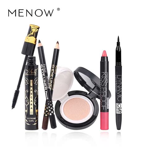Menow Brand Make Up Set Long Lasting Mascarawaterproof Eyelinerconcealer Foundationdo Not