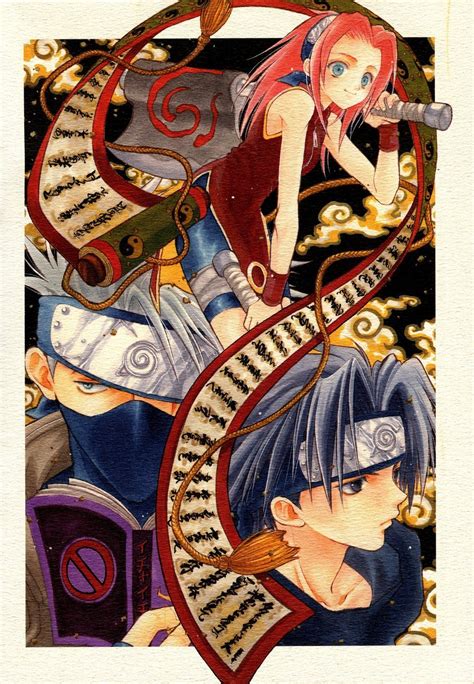 Sakura Kakashi And Sasuke Naruto Fan Art 7994649 Fanpop