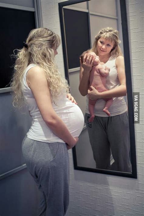 Awesome Idea For A Pregnancy Before And After Picture 9gag