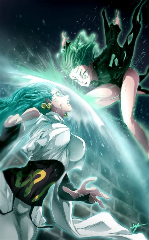 Tatsumaki Vs Psykos Colored By Ediptus One Punch Man Manga One Punch