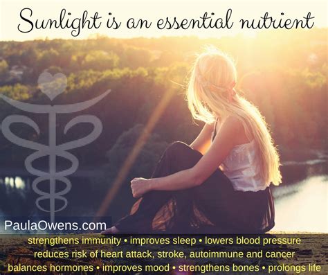 Vitamin D Health Benefits The Importance Of Sunlight Paula Owens Ms