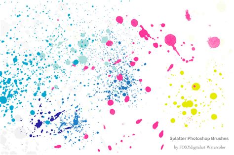 Check spelling or type a new query. Watercolor Splatter Paint Brushes Grunge Photoshop By ...