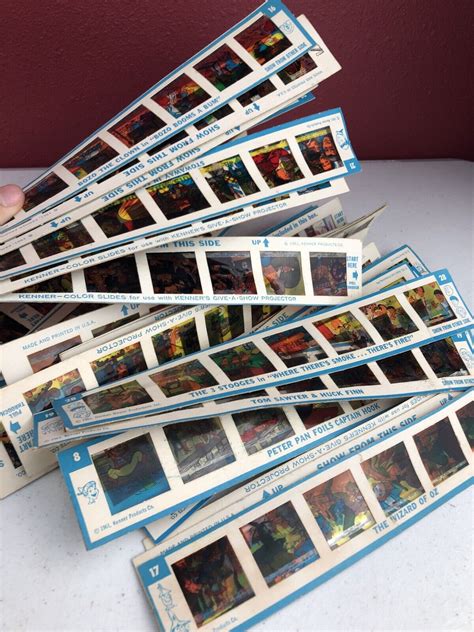 1960s Kenner Give A Show Projector Slide Lot Ebay