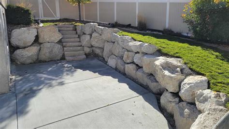 Building A Boulder Retaining Wall Everything You Need To Know Slc