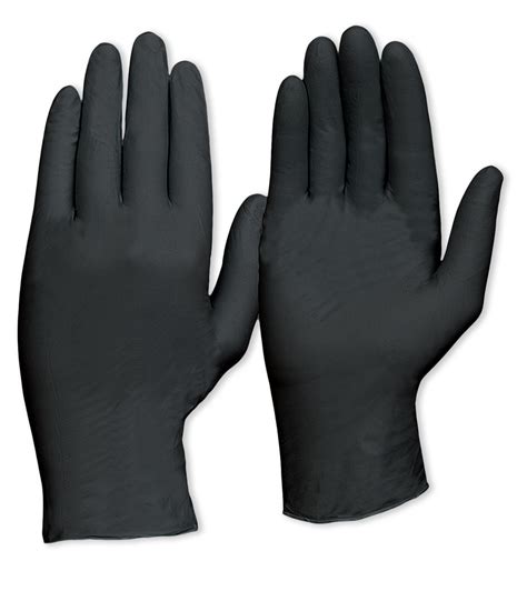 Pro Choice Extra Heavy Duty Black Nitrile Disposable Gloves Powder Free