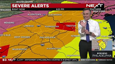 Kyw Cbs 3 Philly Severe Weather Coverage April 1 2023 Youtube