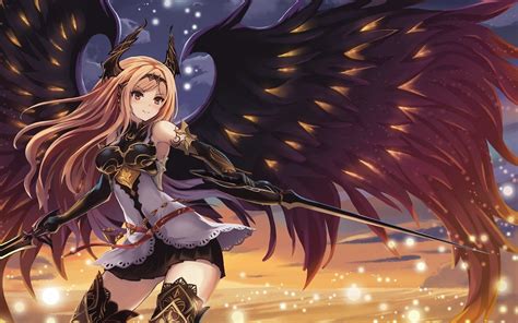 Cute Angel Anime Girl Wallpapers Wallpaper Cave
