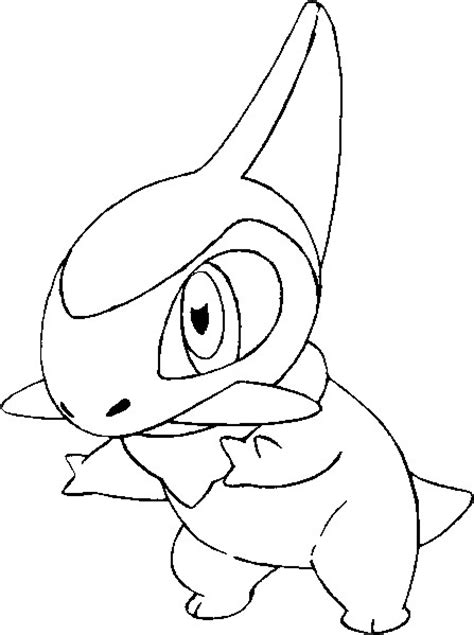 Coloring Pages Pokemon Axew Drawings Pokemon
