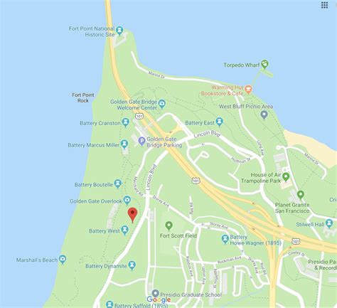 La Mejor Vista Del Puente Golden Gate Mapa Instrucciones Para