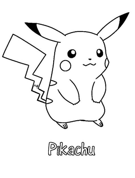 Coloring Pages Of Baby Pikachu Pikachu With Hat Coloring Pages At