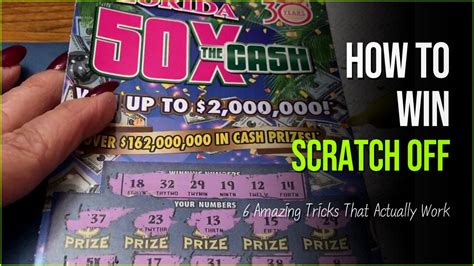 Scratch Off Secrets 6 Amazing Tips On How To Win Scratch Off