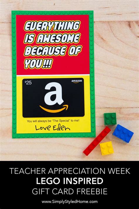 Maybe you would like to learn more about one of these? FREE Lego Teacher Appreciation Gift Card Holder (Printable) | Gift card holders, Lego and ...