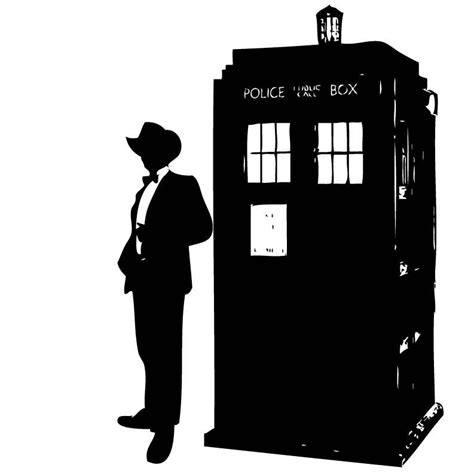 I Really Wanted To Do A Silhouette Of The Doctor In The Cowboy Hat With