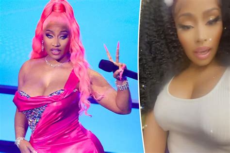 Nicki Minaj Reveals New Boobs After Teasing Breast Reduction Surgery