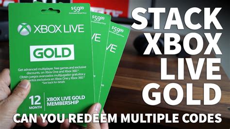 Can You Stack Xbox Live Gold Codes How To Redeem And Extend Xbox Live