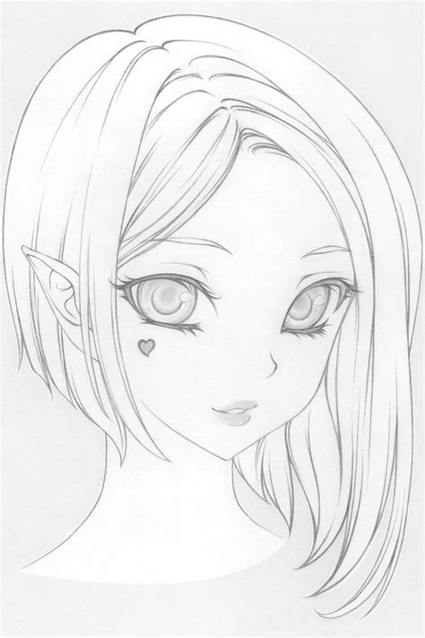 Simple Sketching For Beginners🎨 Anime Girl Drawings Anime Drawings