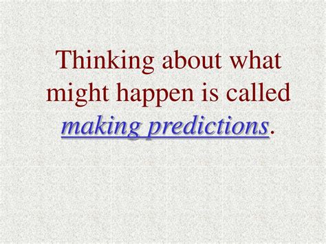 Ppt Make Predictions Powerpoint Presentation Free Download Id1273146