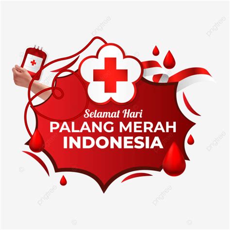 Happy Indonesian Red Cross Day Pmi Vector Pmi 2023 Indonesian Red