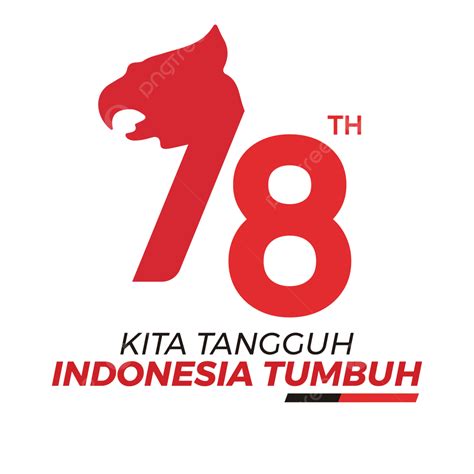 Official Logo Of Hut Ri Years Of Indonesia Independence Dirgahayu