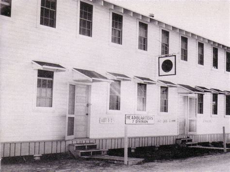 7th Division Headquarters Building Fort Ord 1941 Ww2 General Stilwell