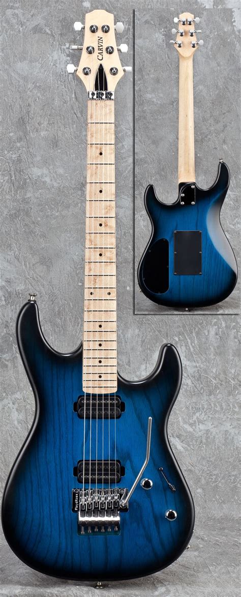 Kiesel Carvin Bolt Plus Satin Matte Blueburst On Swamp Ash Guitar