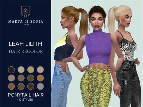 The Sims Resource Pretty Thoughts Hair Retexture Mesh Needed