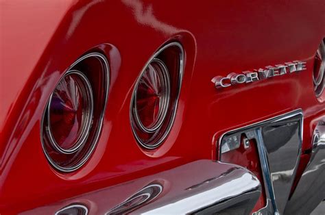 1968 Chevrolet Corvette Stingray Taillight And Emblem By Jill Reger