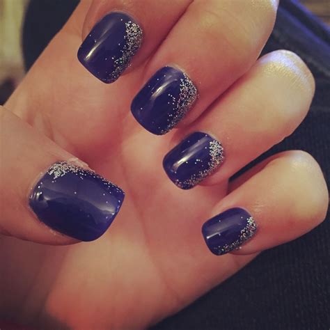37 Secrets To Navy Blue Nails Prom Acrylic Top Tips For You Blue