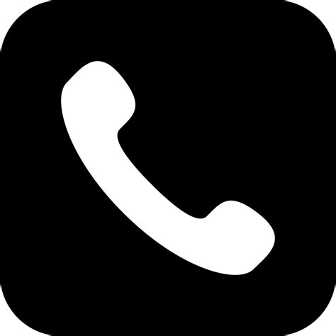 White Phone Icon Svg