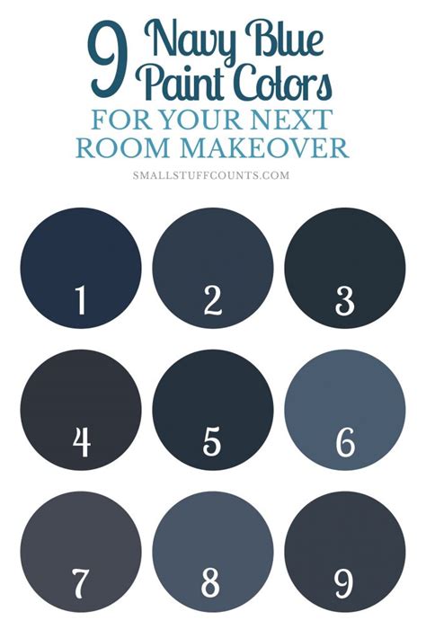 9 Striking Navy Blue Paint Colors For Your Room Makeover