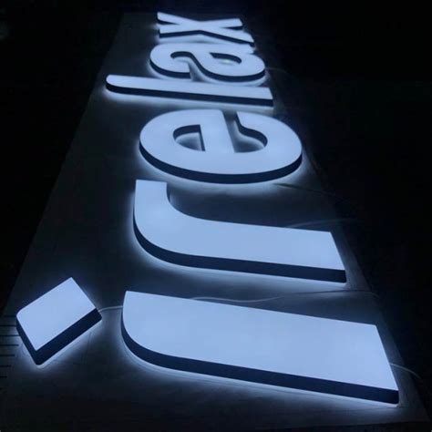 Advertising Led Business Backlit Sign 3d Illuminated Logo Letter Sign