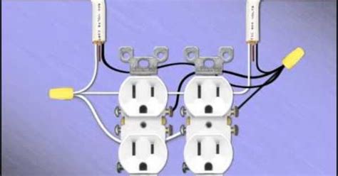 An outlet receptacle where one or more receptacle are installed or a supply contact device installed at the outlet to connect an electrical load through plugs and switches. Wiring Diagram Quad Receptacle