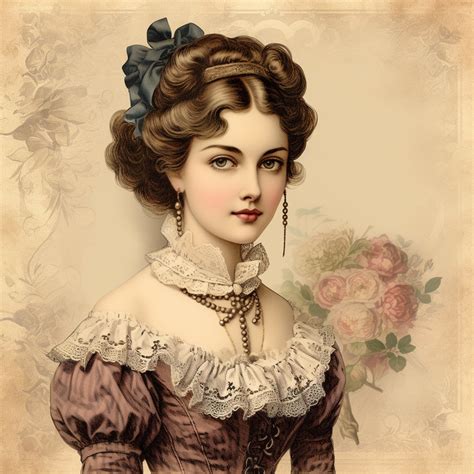 Vintage Victorian Woman Portrait Free Stock Photo Public Domain Pictures