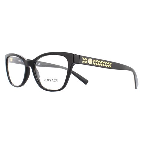 Versace Eyeglasses Ve3265 Gb1 Black Women 8053672952537 Ebay