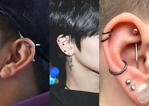 Classy Ear Piercings Ideas For Men For