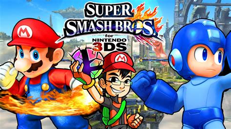 Super Smash Bros For 3ds Mario Vs Mega Man Youtube