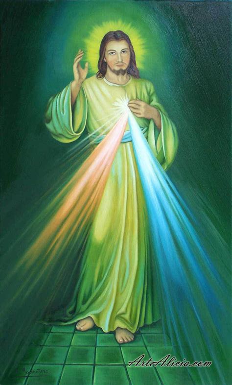 Испанский иисус дивина misericordia фаустина цифровой diy плакат 8x10, digital печатная. CUADRO: Jesús de la divina misericordia