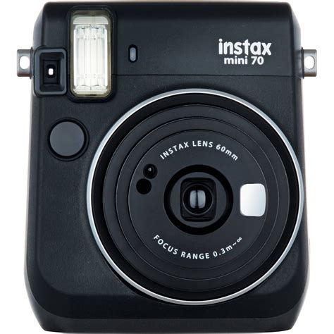 Fujifilm Instax Mini 70 Instant Film Camera Black 16513906 Bandh